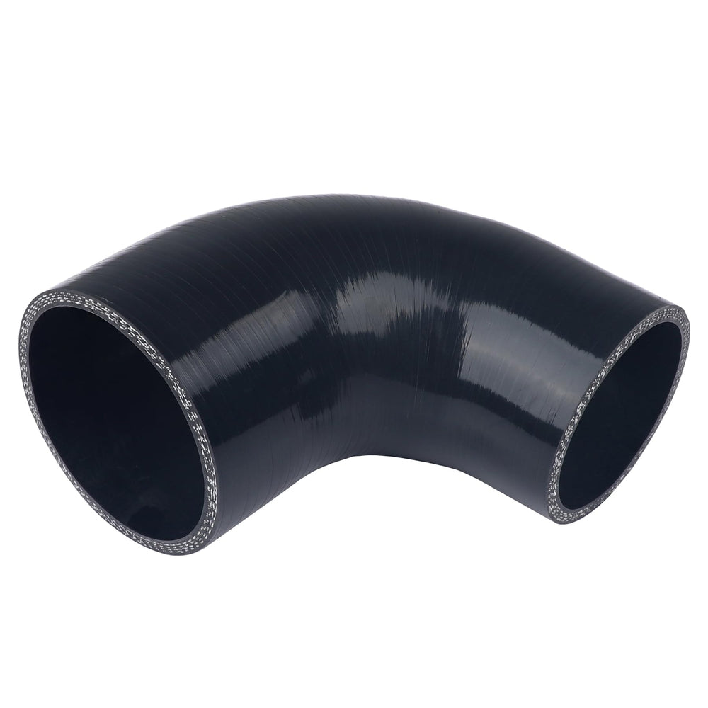 Ucreative 90-degree elbow silicone hose, 63-76 mm diameter, for versatile turbo or intake routing.