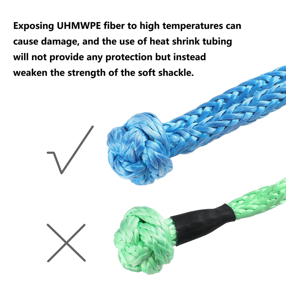 Blue recovery gear designed for off-road recoveries and quick access.
