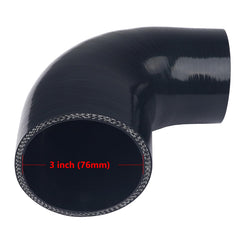 Ucreative 4-ply silicone hose, 5 mm thick, designed for durable heat resistance.