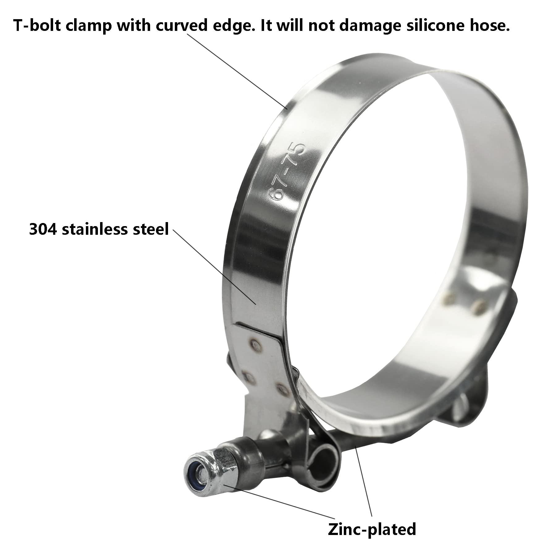 Ucreative turbo piping application illustrating flexible fit for various angles