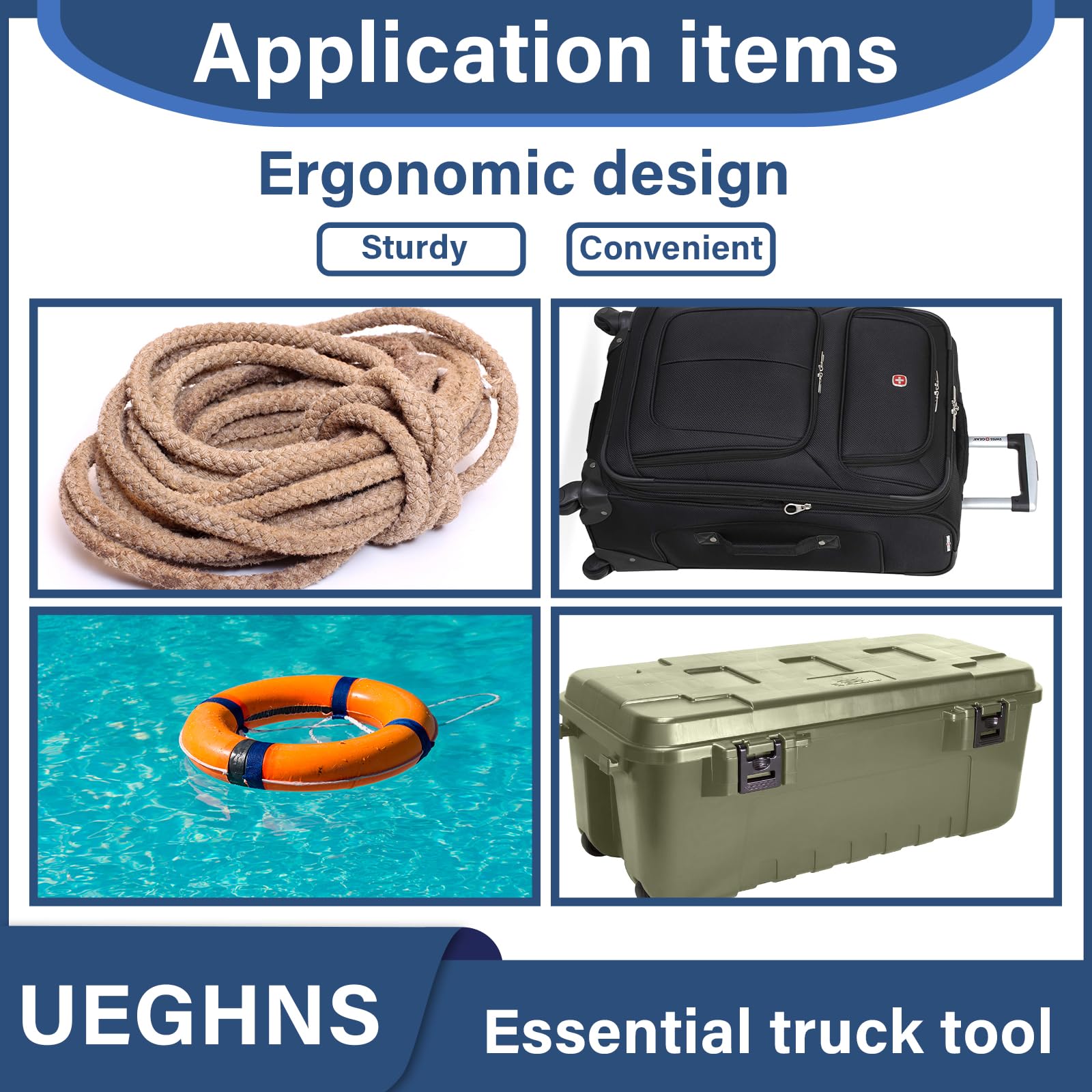 Suitable for trucks, vans, RVs, and boats with simple setup