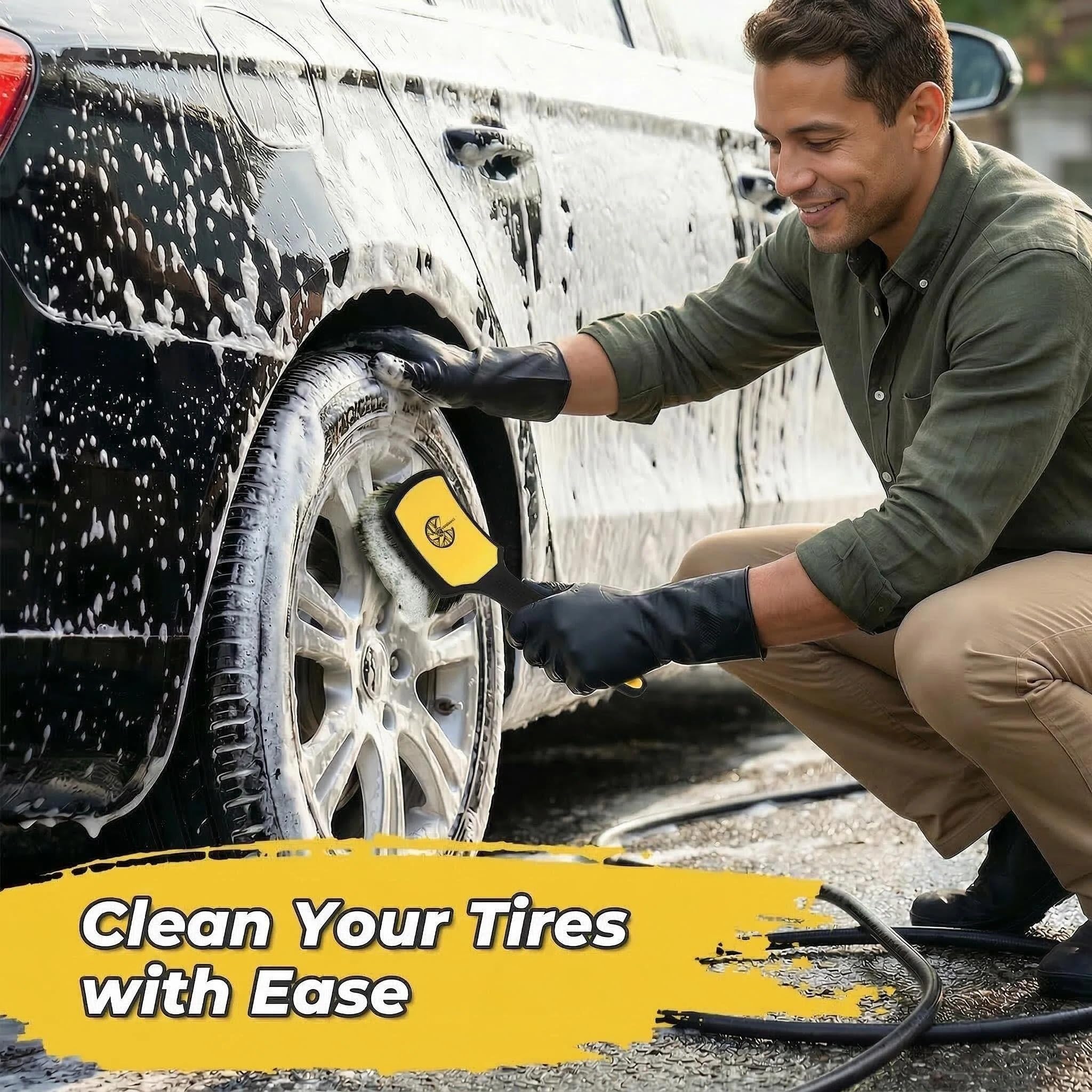 UERTUN detailing kit overview shows the wheel and tire cleaning set.