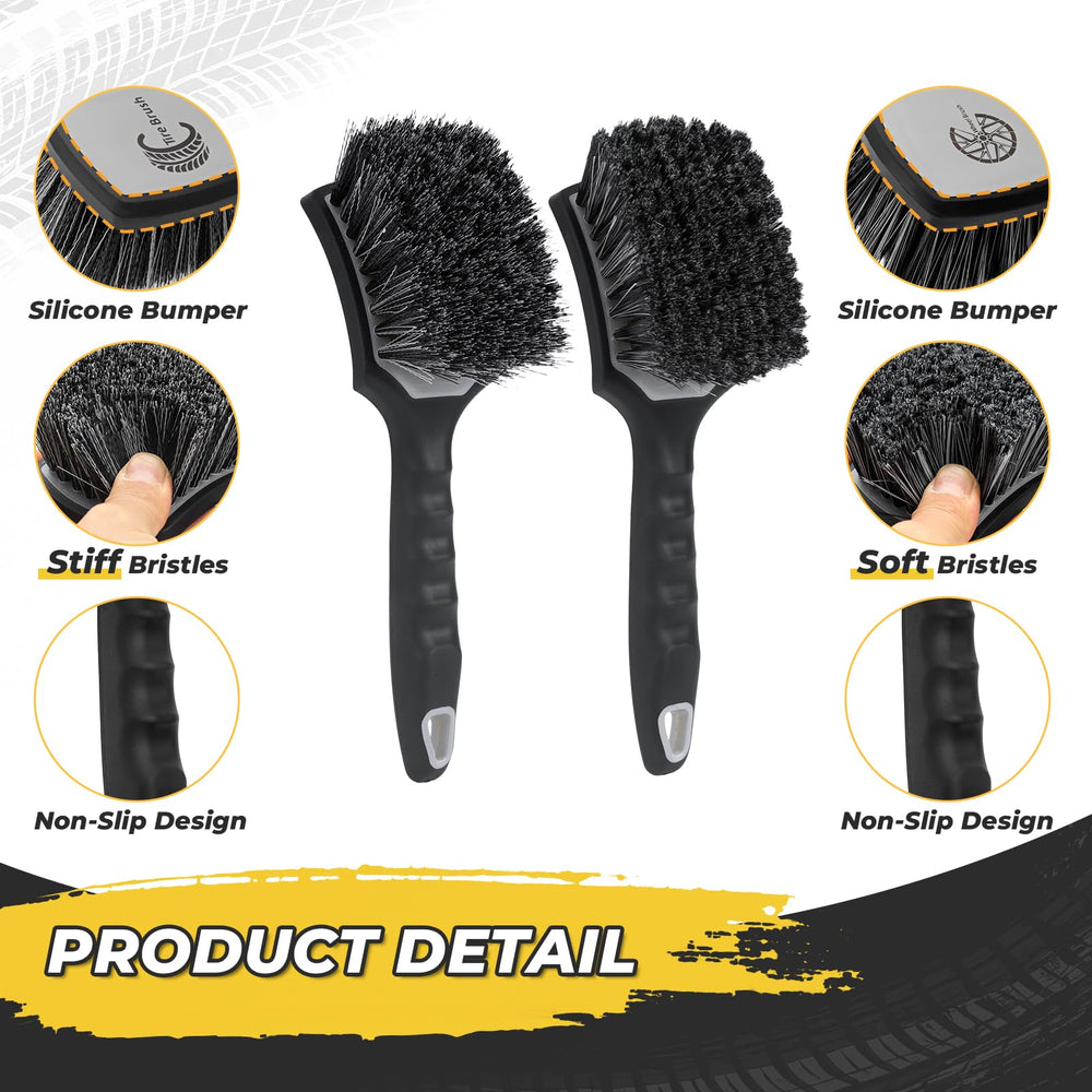 UERTUN silicone-bumper-guard protects rims during brushing