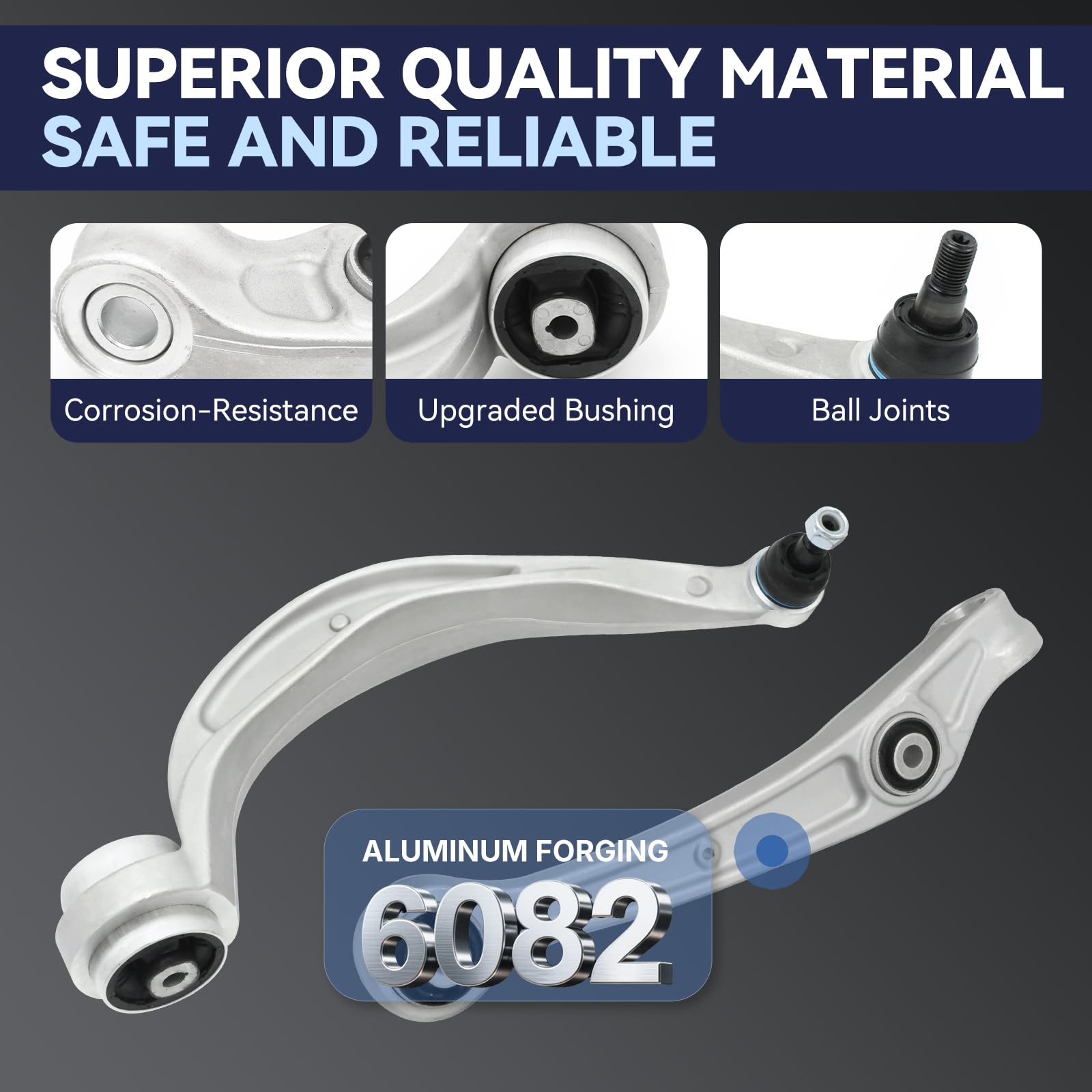 UGFC front upper control arm for Audi A4 Quattro – front-left, alignment support
