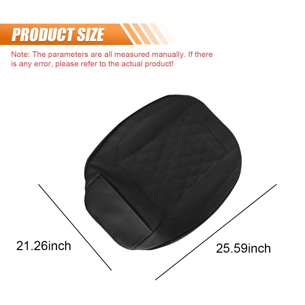 UHANBUT anti-slip wraparound backing keeps seat bottom in place.