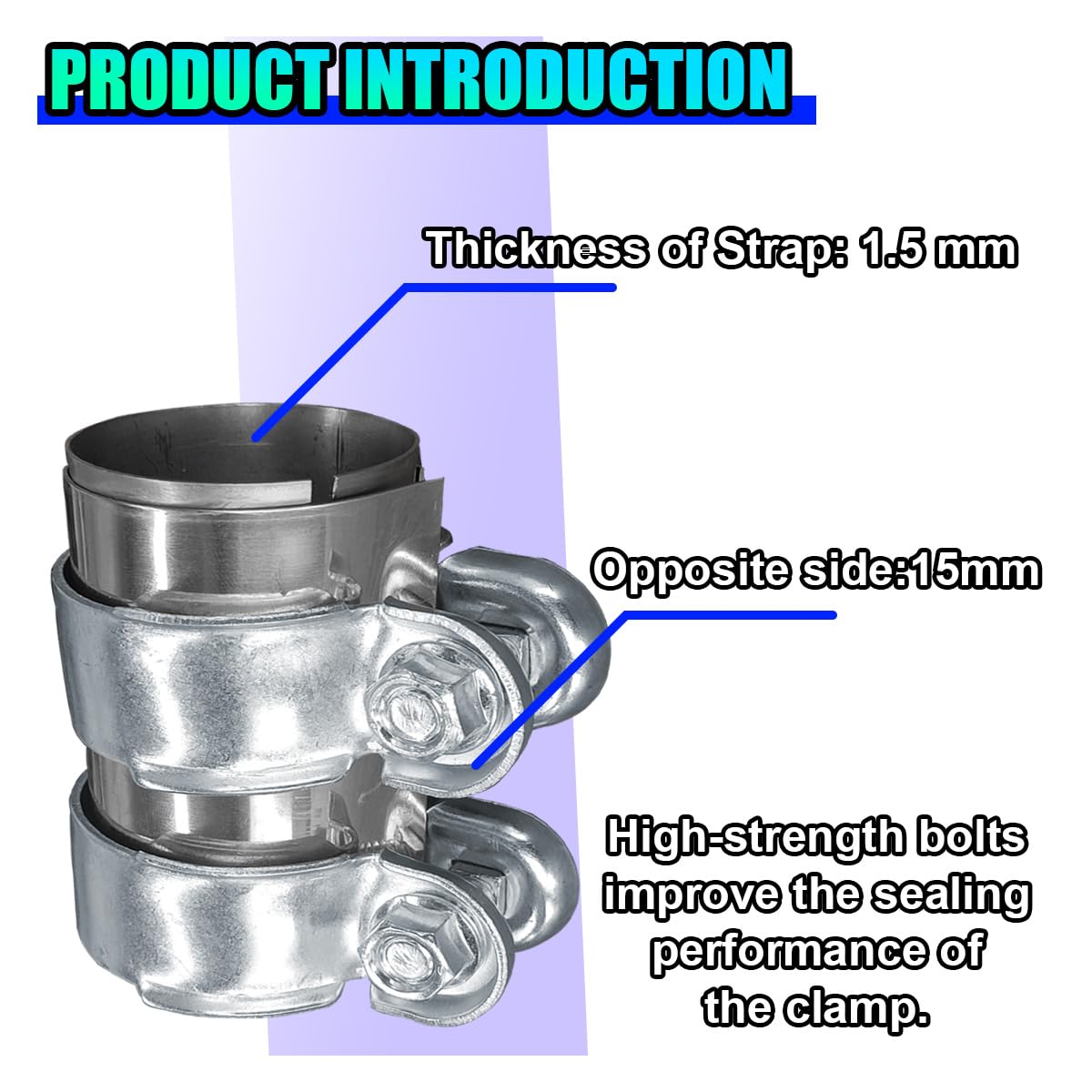 UHANBUT 360-degree clamp emphasizes full-seal performance against leaks.