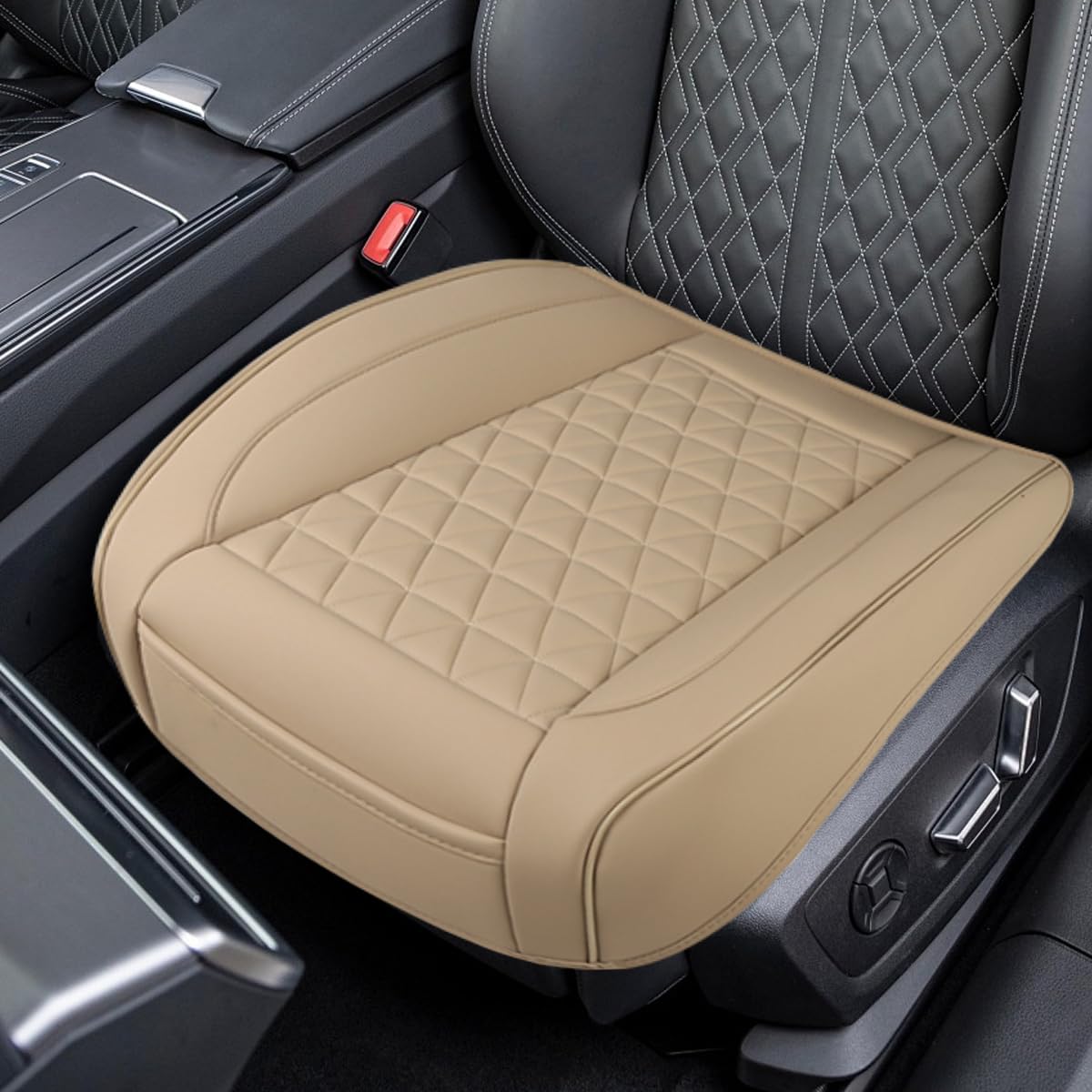UHANBUT front seat protector installed guards upholstery and reduces wear