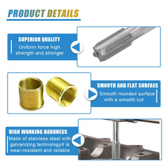 UHANBUT M14x1.25 inserts provide durable thread restoration