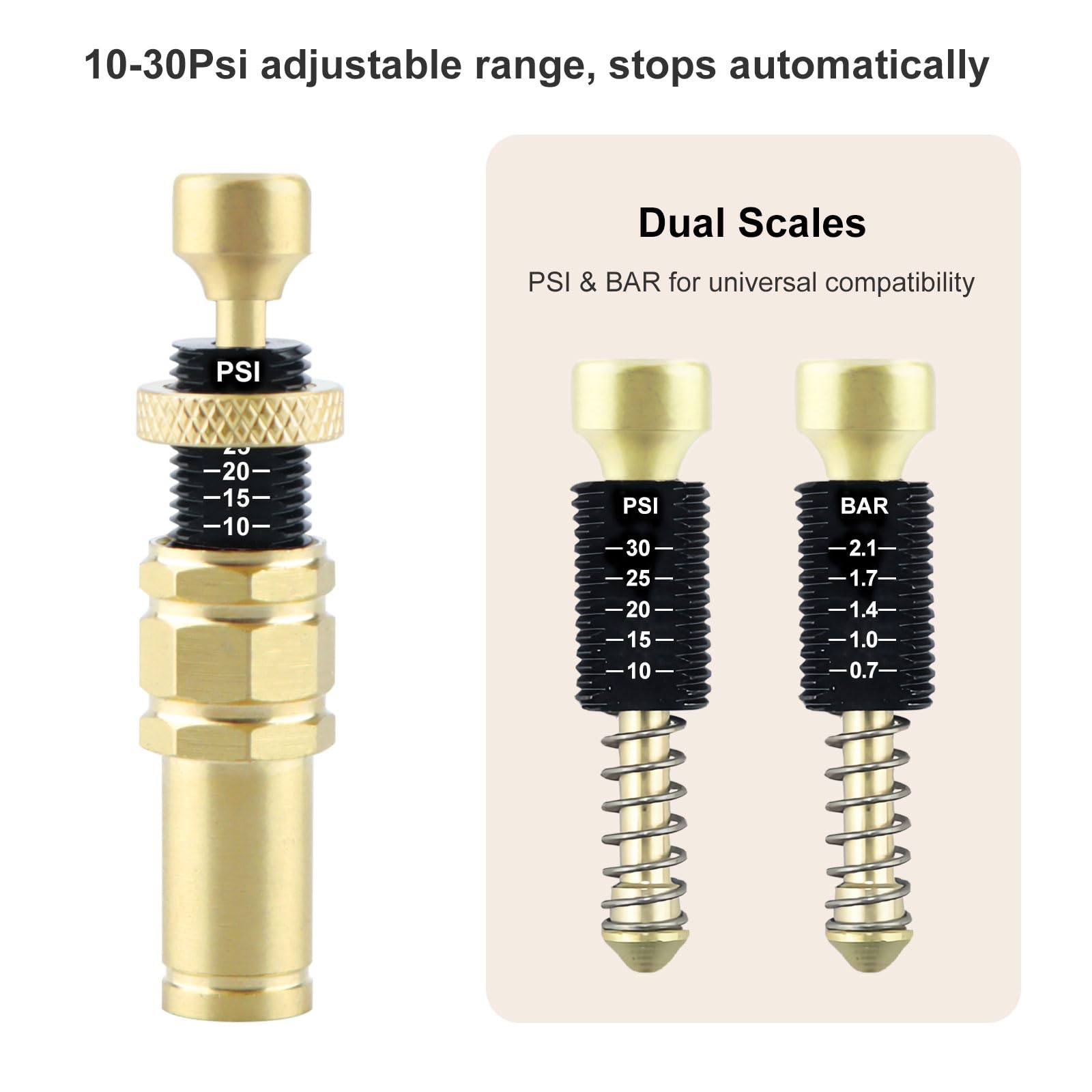 Uharbour Durable Brass Construction highlights rugged, corrosion-resistant build for outdoor use.