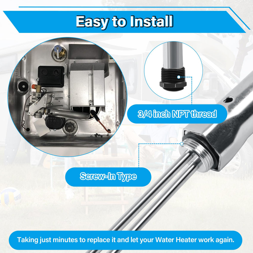 UHEGDRR installation tape helps leak-free connections.