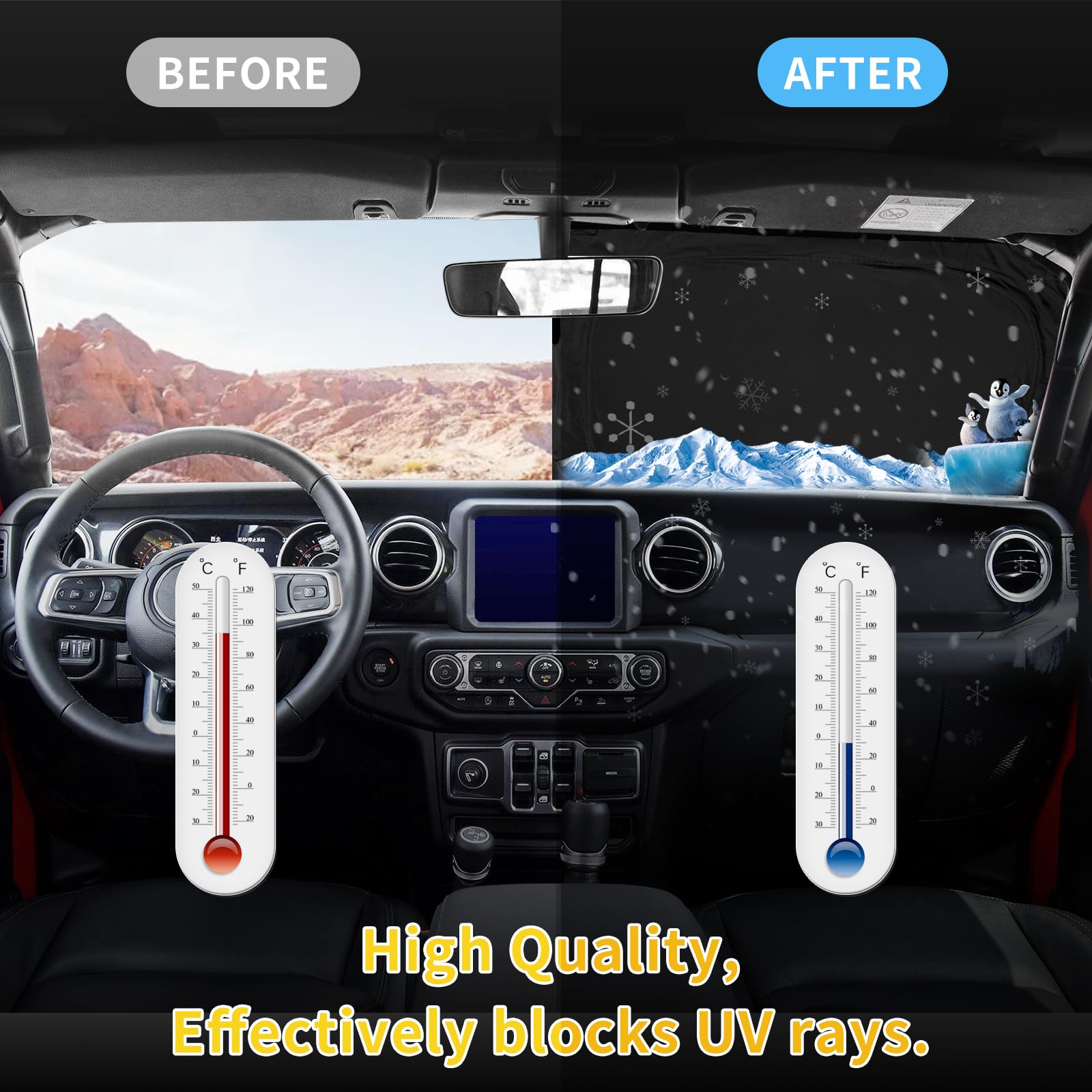 UKTOP 250T fabric sunshade with nano coating blocks UVA and UVB rays.