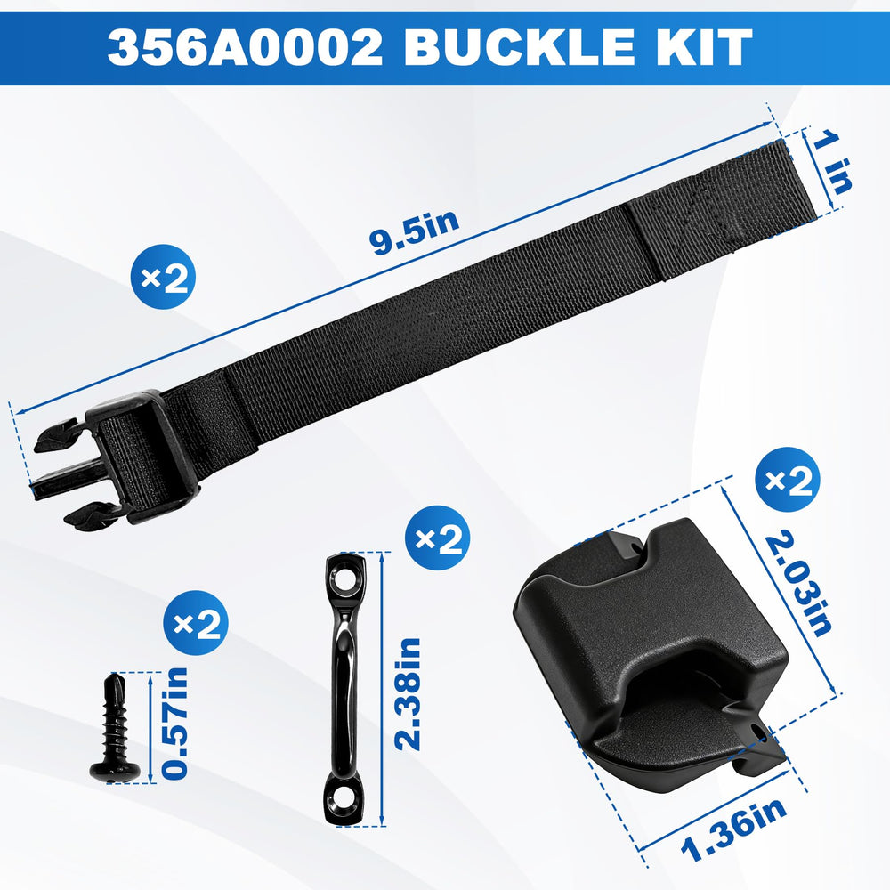 Ulapithi 356A0002 rear latches provide stable security during travel.