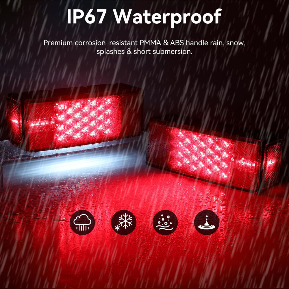 ULITECO 11-LED light bar provides bright, even trailer illumination.