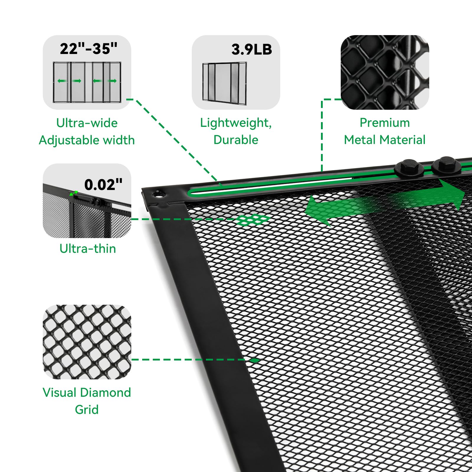 ULITECO durable-metal-screen-protector resists scratches and keeps screens intact.