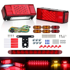 ULITECO left tail light with license plate light for enhanced trailer visibility.