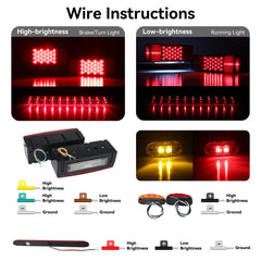 ULITECO red side marker increases side visibility at night.