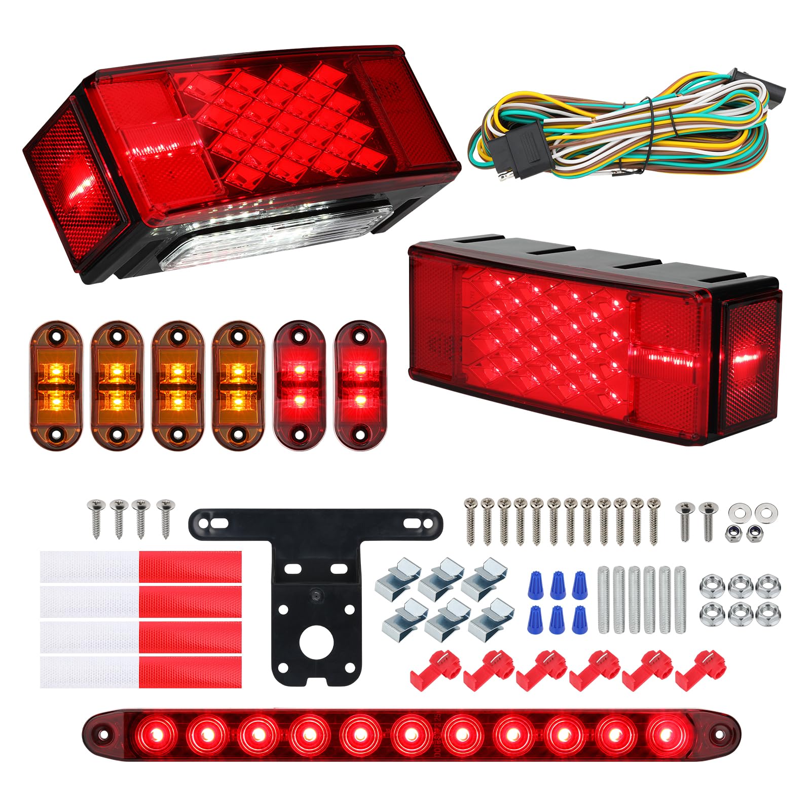 ULITECO wiring harness and hardware simplify installation on 12V trailers.