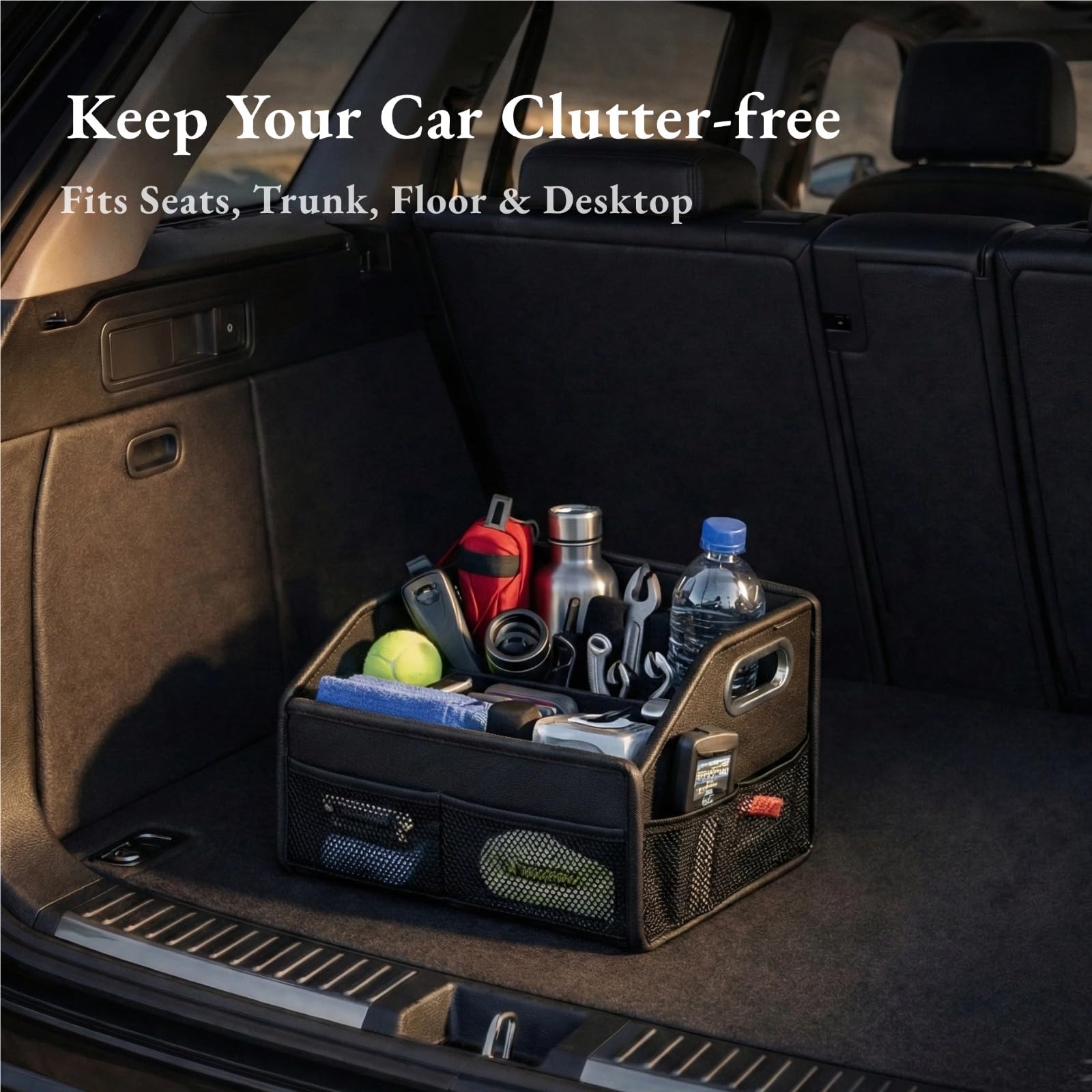 ULPOCMU car storage organizer on the front seat offers easy reach for daily items