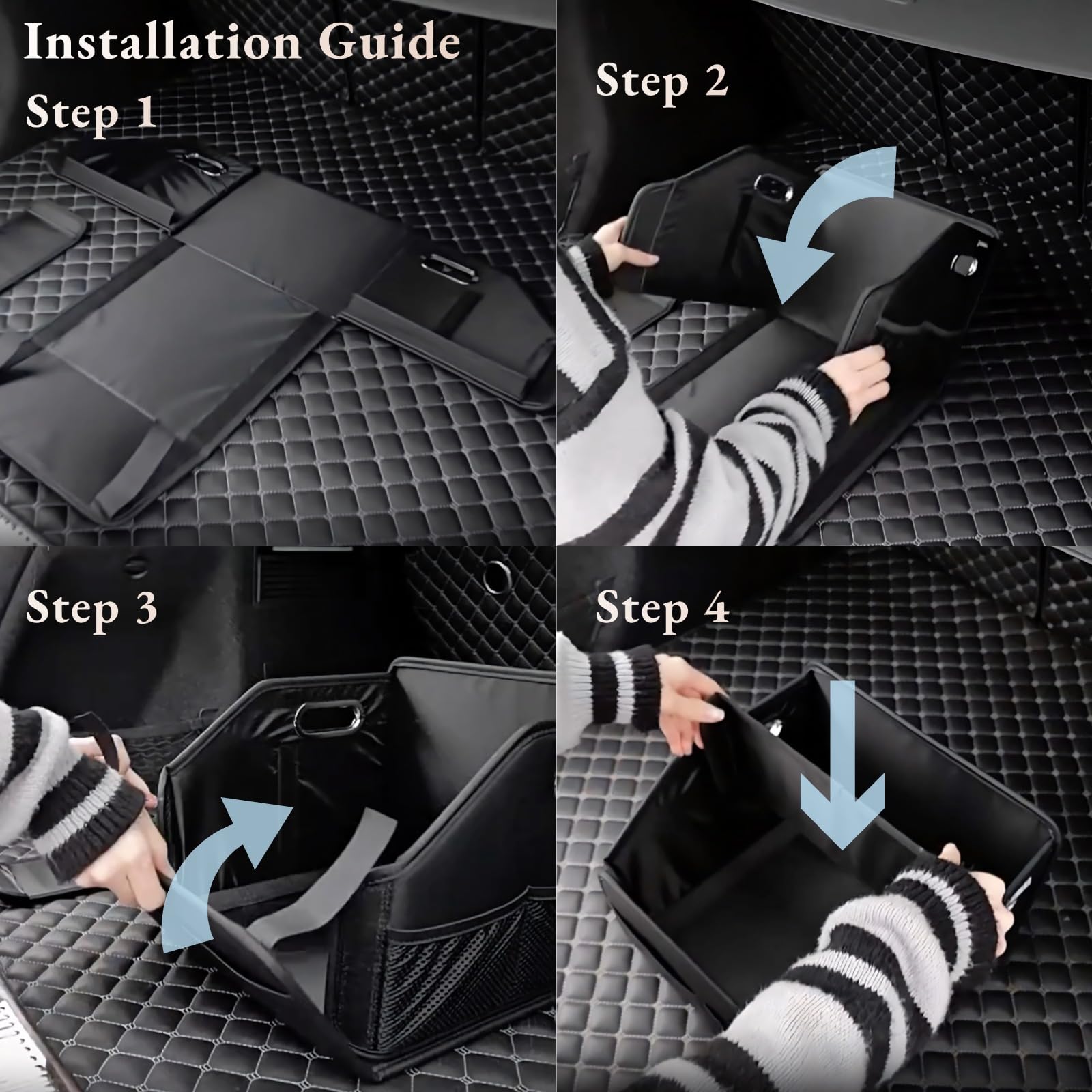 ULPOCMU mesh side pocket holds maps, gloves, or chargers for quick access