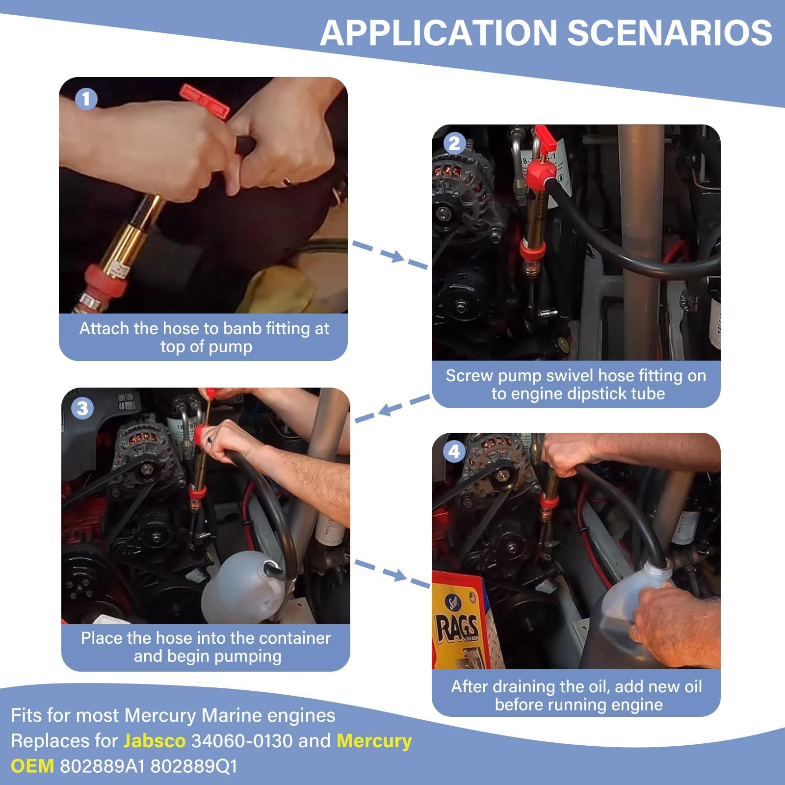 Ulreon 34060-0130 pump in use demonstrates one-handed operation.