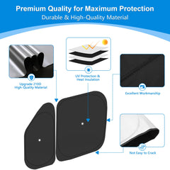 210T reflective fabric with dual layers keeps the cabin cooler