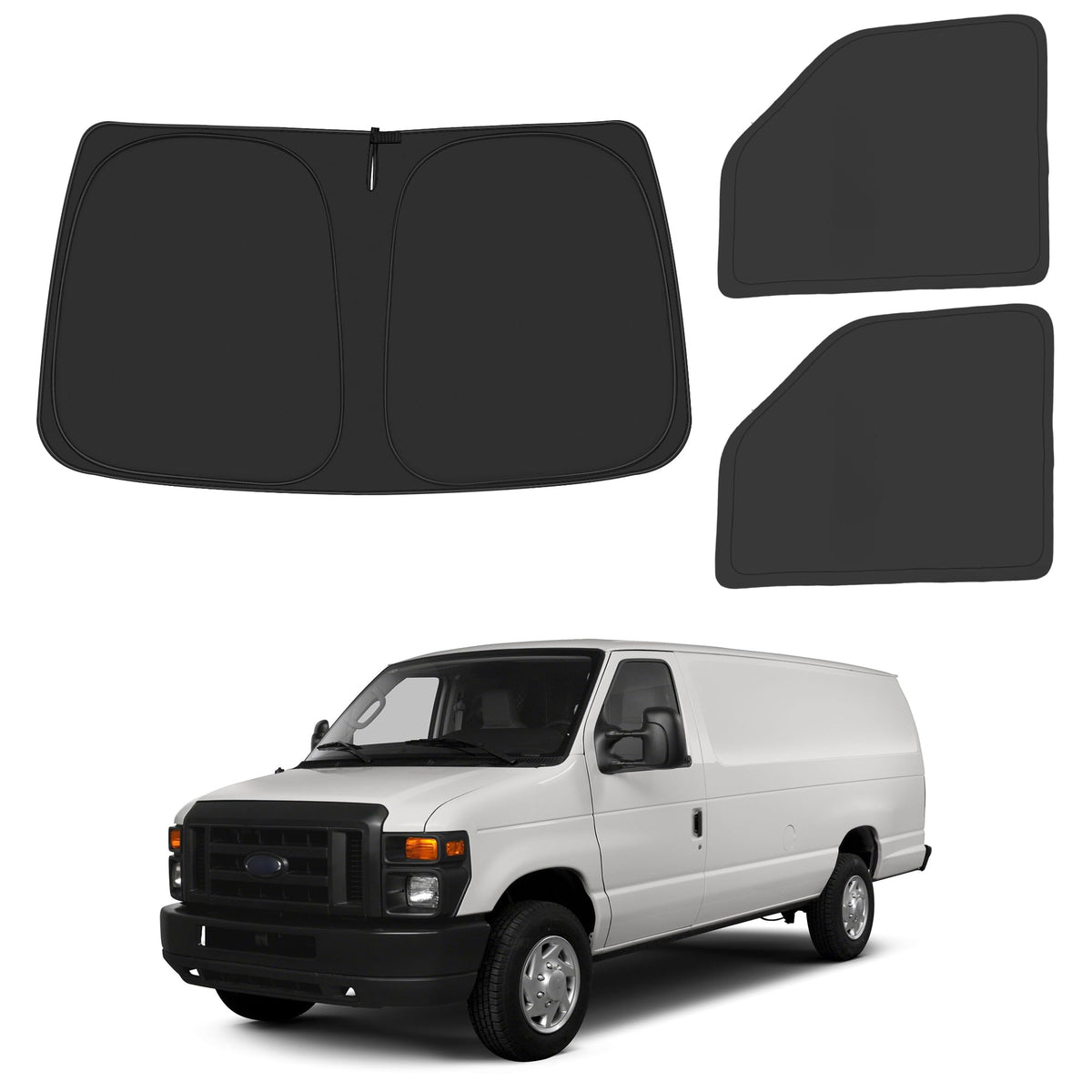 ULROLIT front windshield sunshade reduces glare and keeps interior cooler.
