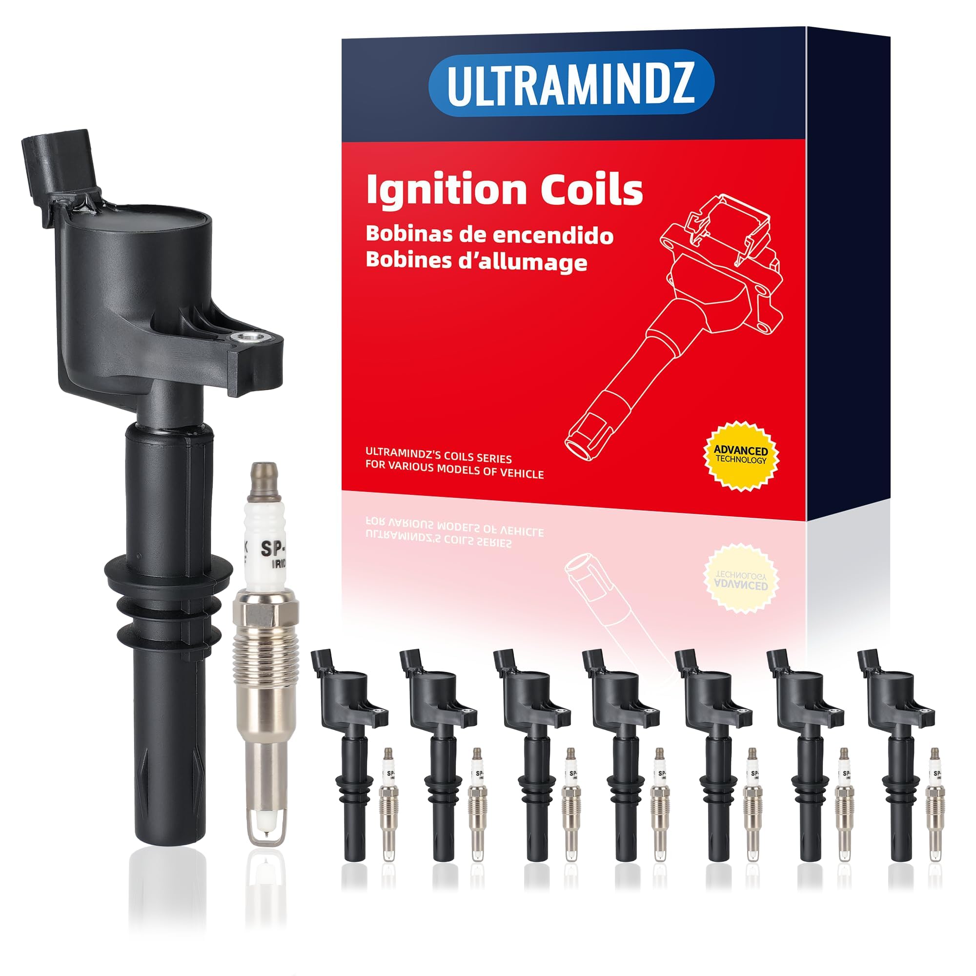 Ultramindz ignition coil pack for Ford 5.4L V8 — stable ignition and smoother starts.