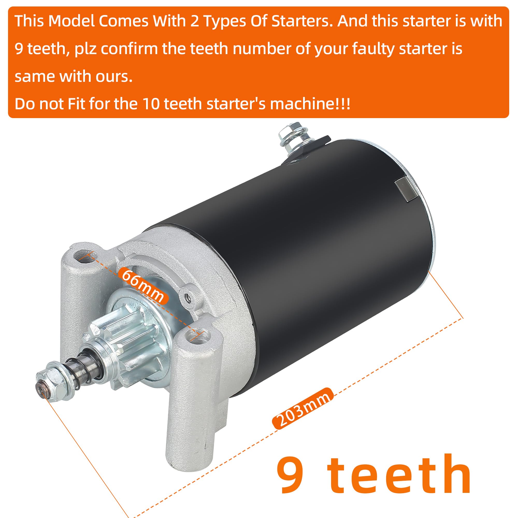 Ultramindz 9-teeth starter for Cub Cadet mowers provides smooth engagement.