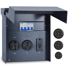 Umaogus RV panel weatherproof blue enclosure for outdoor use