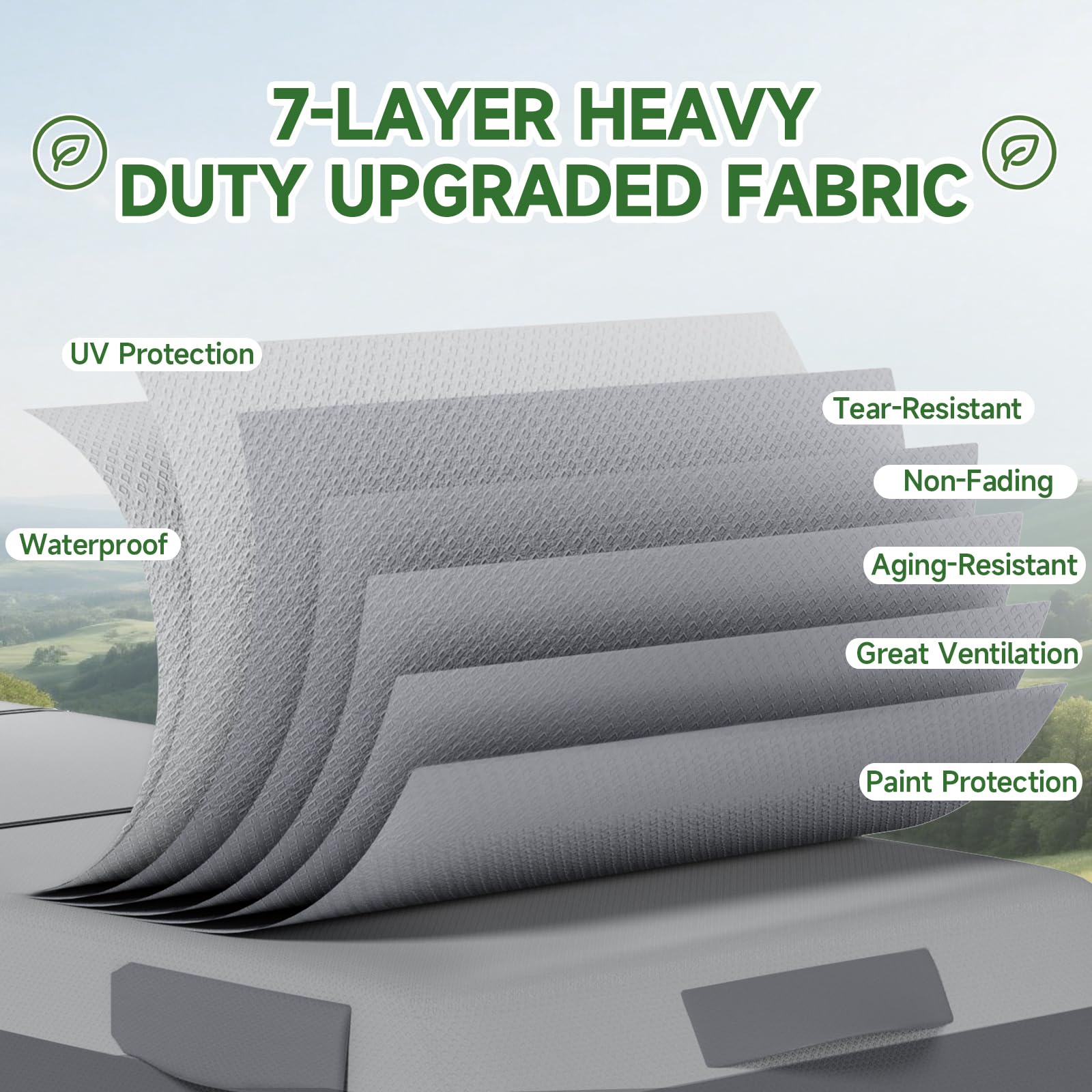 Umbrauto storage bag and repair patch for easy care and storage.