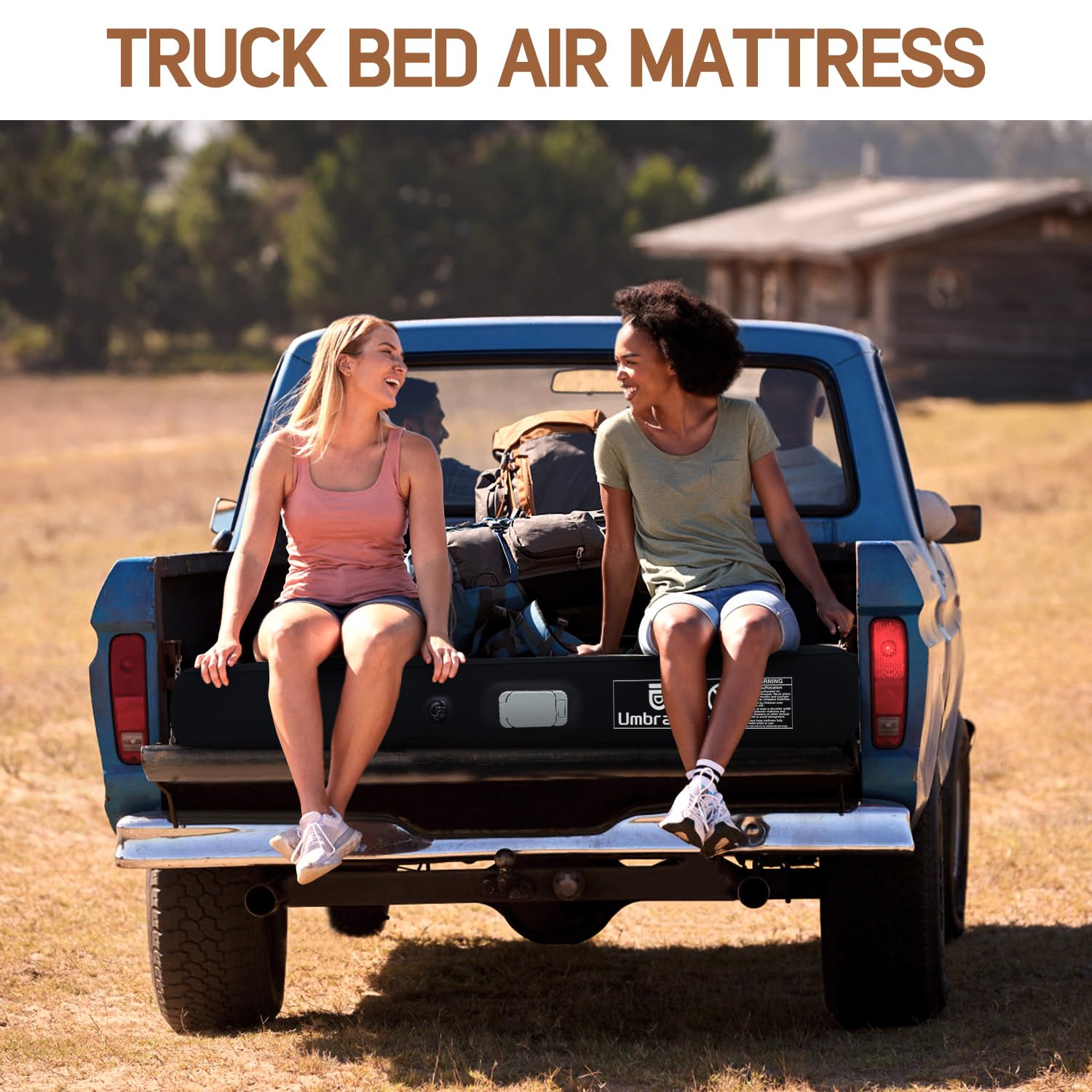 Umbrauto includes pump, two pillows, and carrying bag for travel.