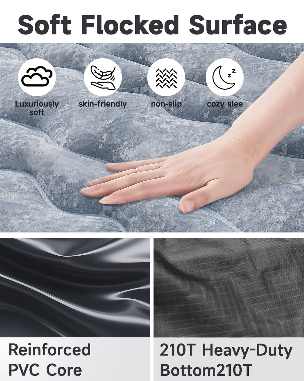 Umbrauto supports up to 600 pounds for cozy sleeping with two to three people.