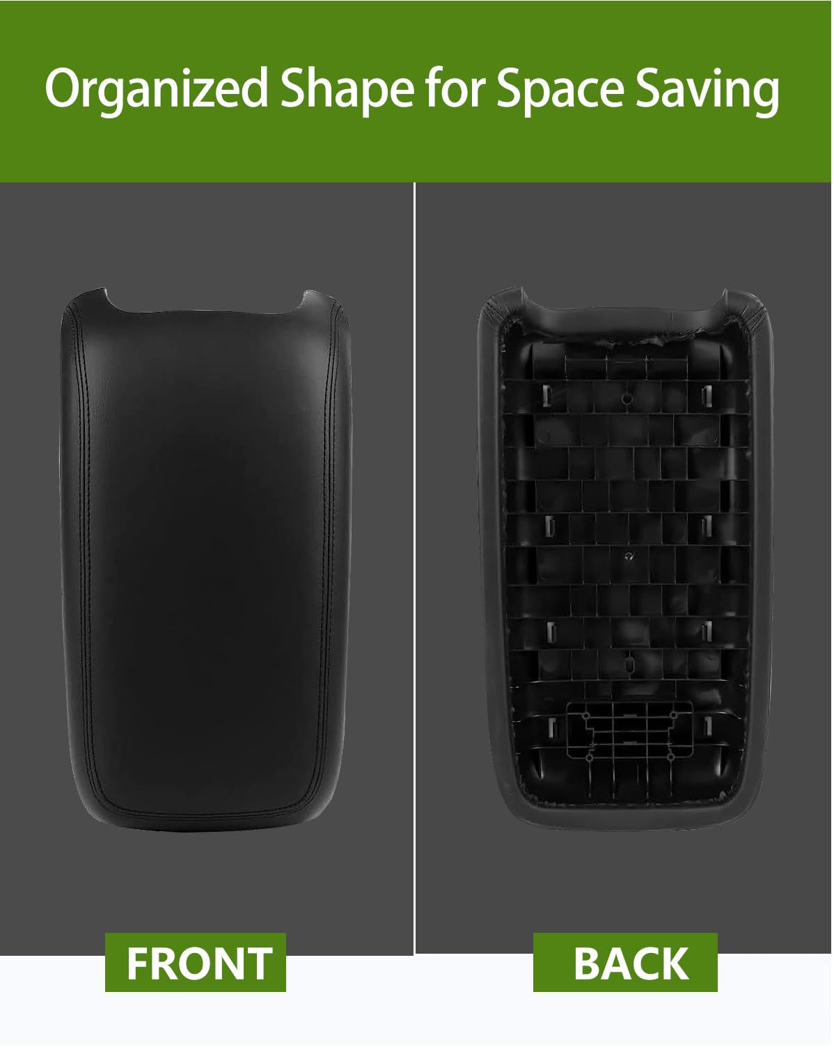UMISHI lid close-up, PU leather and ABS plastic for durability