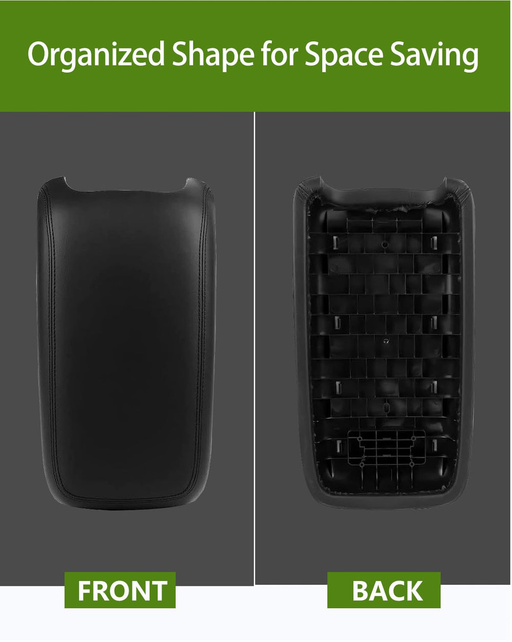 UMISHI lid close-up, PU leather and ABS plastic for durability