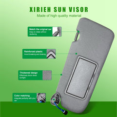 UMISHI CR-V visor replacement with OE styling and vanity mirror.