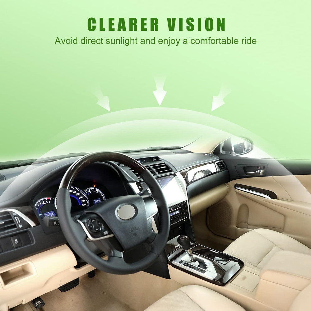 UMISHI sun visor with vanity light enhances cabin comfort.