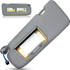 UMISHI left driver sun visor with vanity light improves makeup checks.