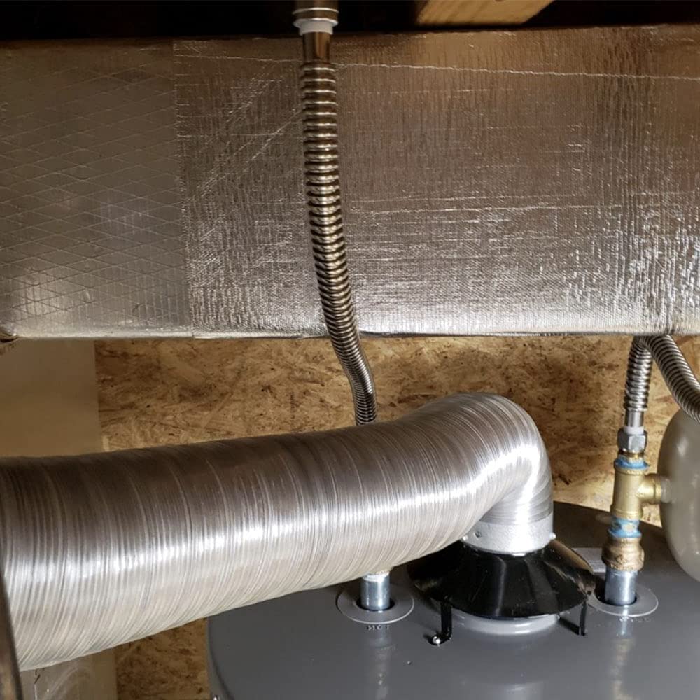 Ummickl fiberglass insulation layer delivers durable heat protection.