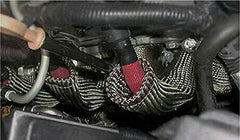 Ummickl titanium texture highlights durability against high-temperature engine heat