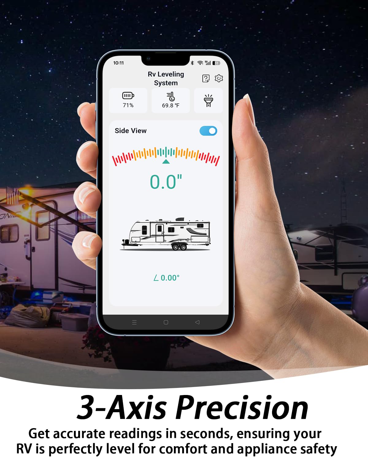 Uncle Squirre app control interface enables easy real-time adjustments on the go