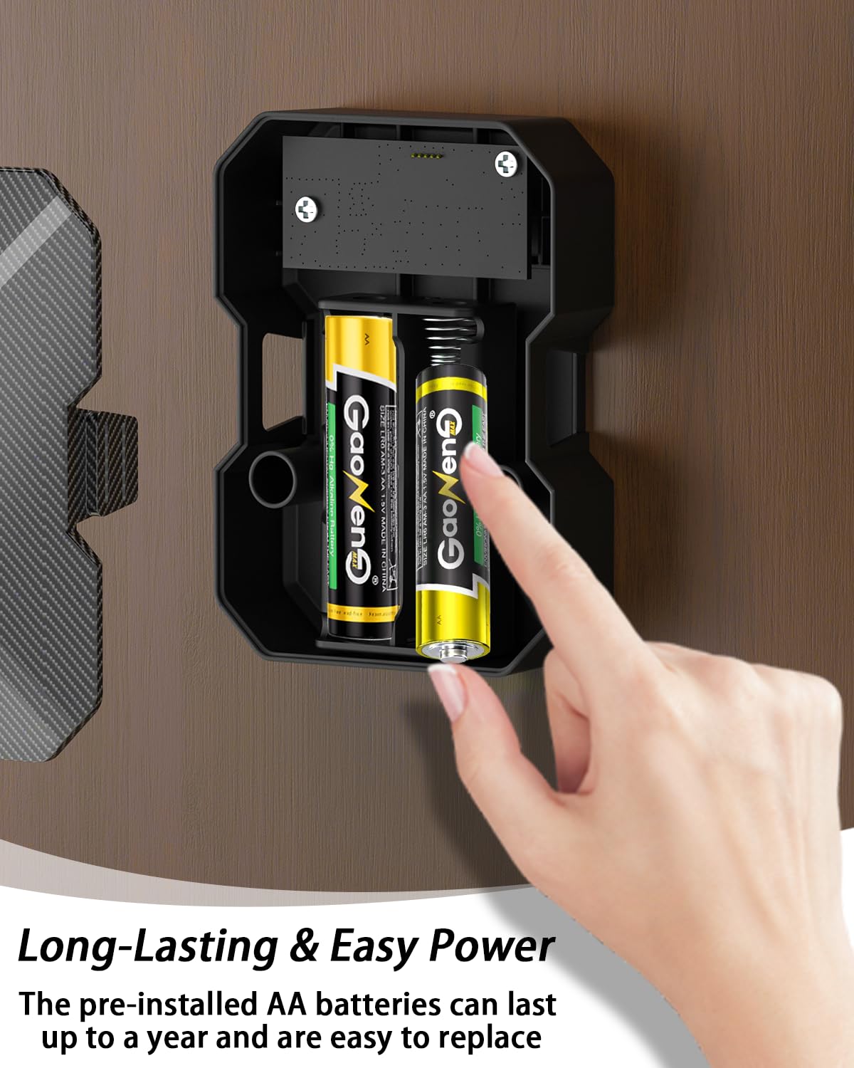 Uncle Squirre battery life two AA powerhouse provides over a year of use