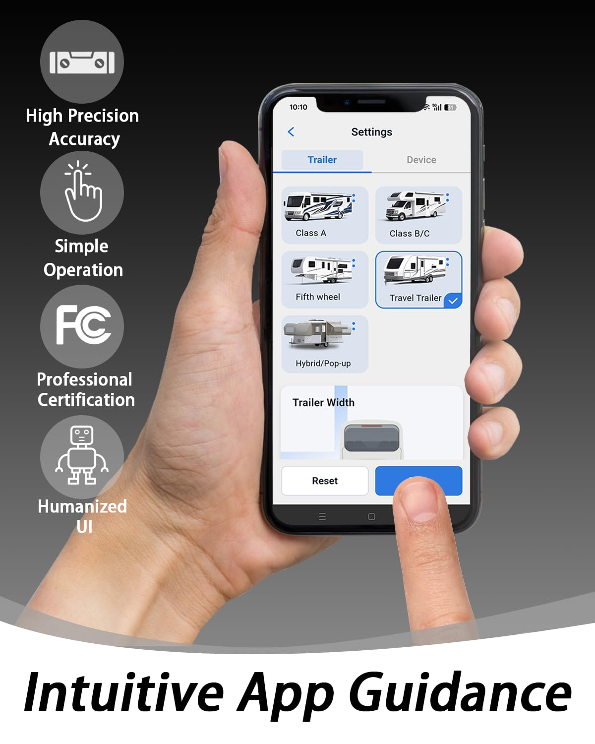 Uncle Squirre real-time level measurements with 3-axis accelerometer for precise leveling