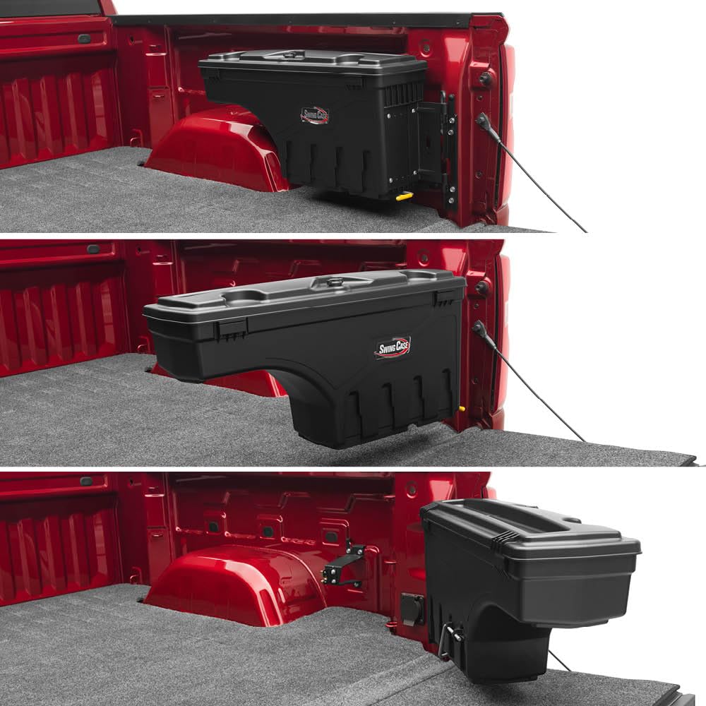 Removable sliding tool tray inside the SwingCase