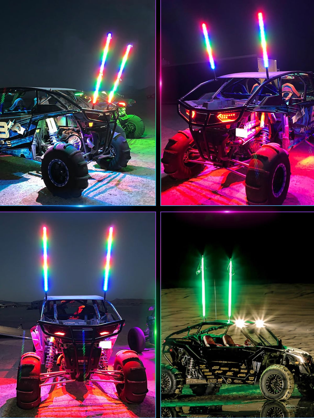 UNI-SHINE 12V vehicle compatibility covers Can-Am, Polaris, UTVs, ATVs, RZRs.