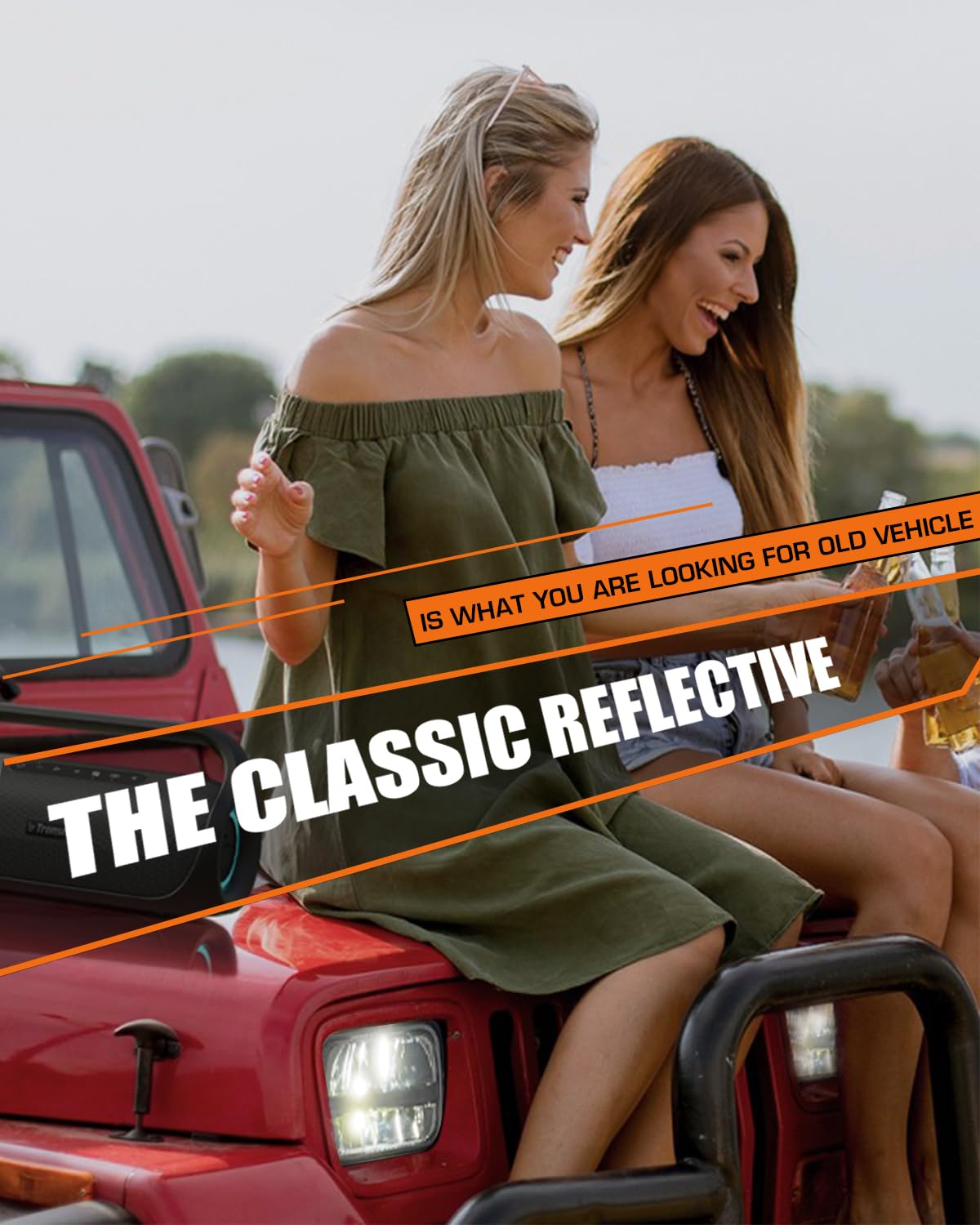 UNI-SHINE 7x6 compatibility indicator showing quick upgrade fit for older Jeep models.