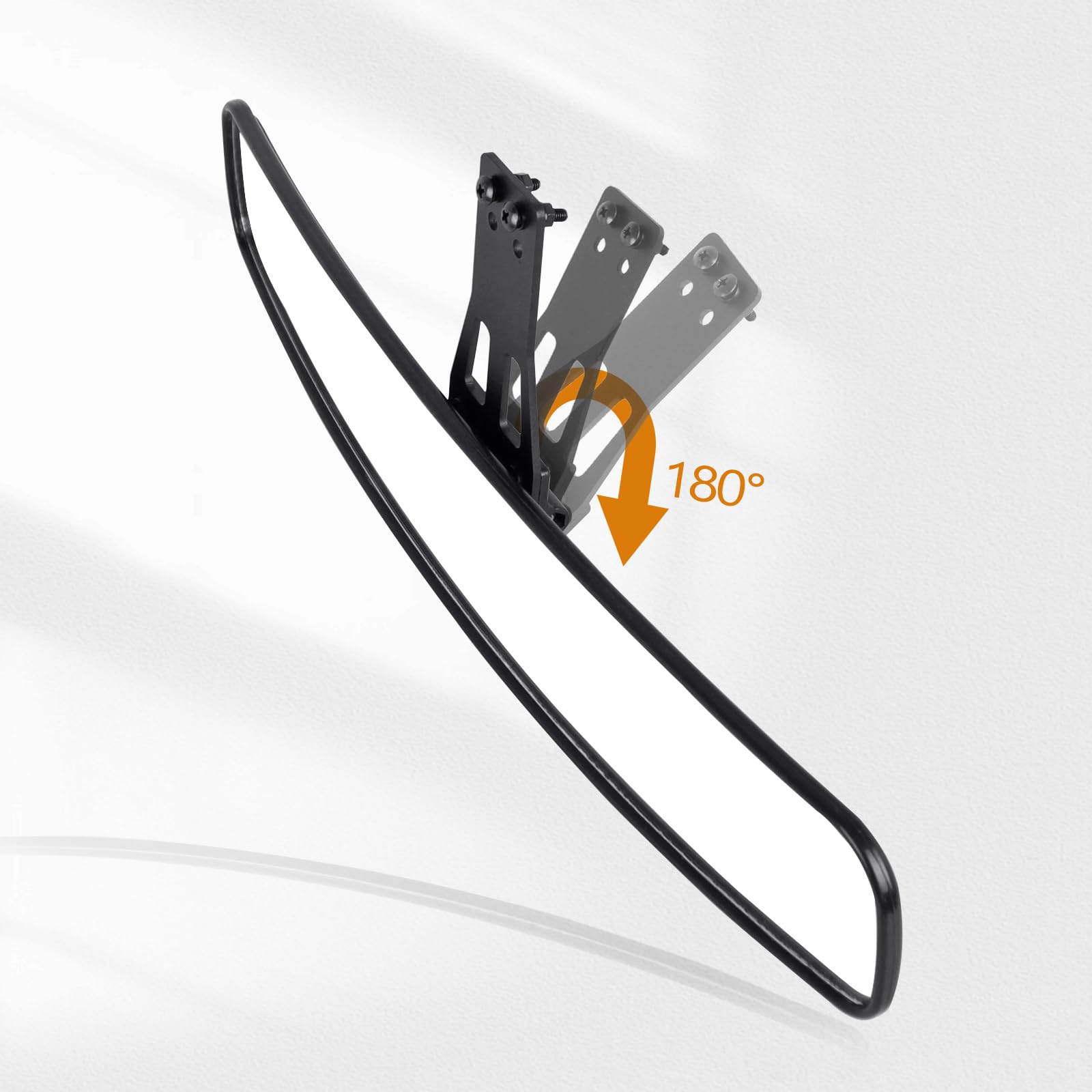 UNIGT 180-degree adjustable mirror lets you angle the view for drivers and cargo.