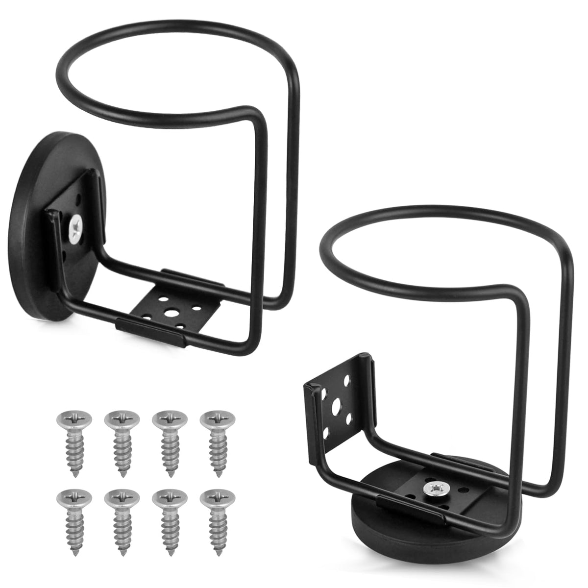 UNIGT 2-pack magnetic cup holder mounted on a tractor for secure placement.