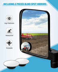 UNIGT ABS housing with convex glass enhances durable visibility