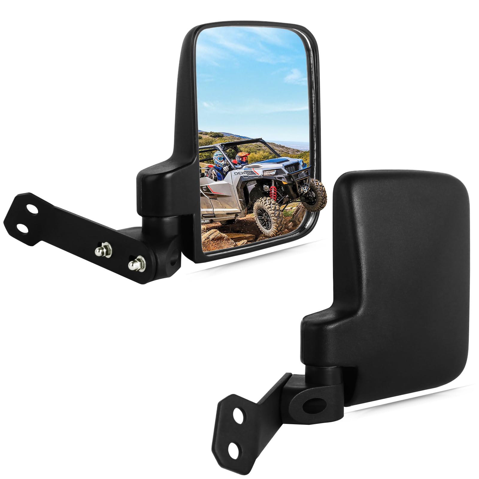 UNIGT General 1000 side-view mirror housing close-up showing durable PP construction
