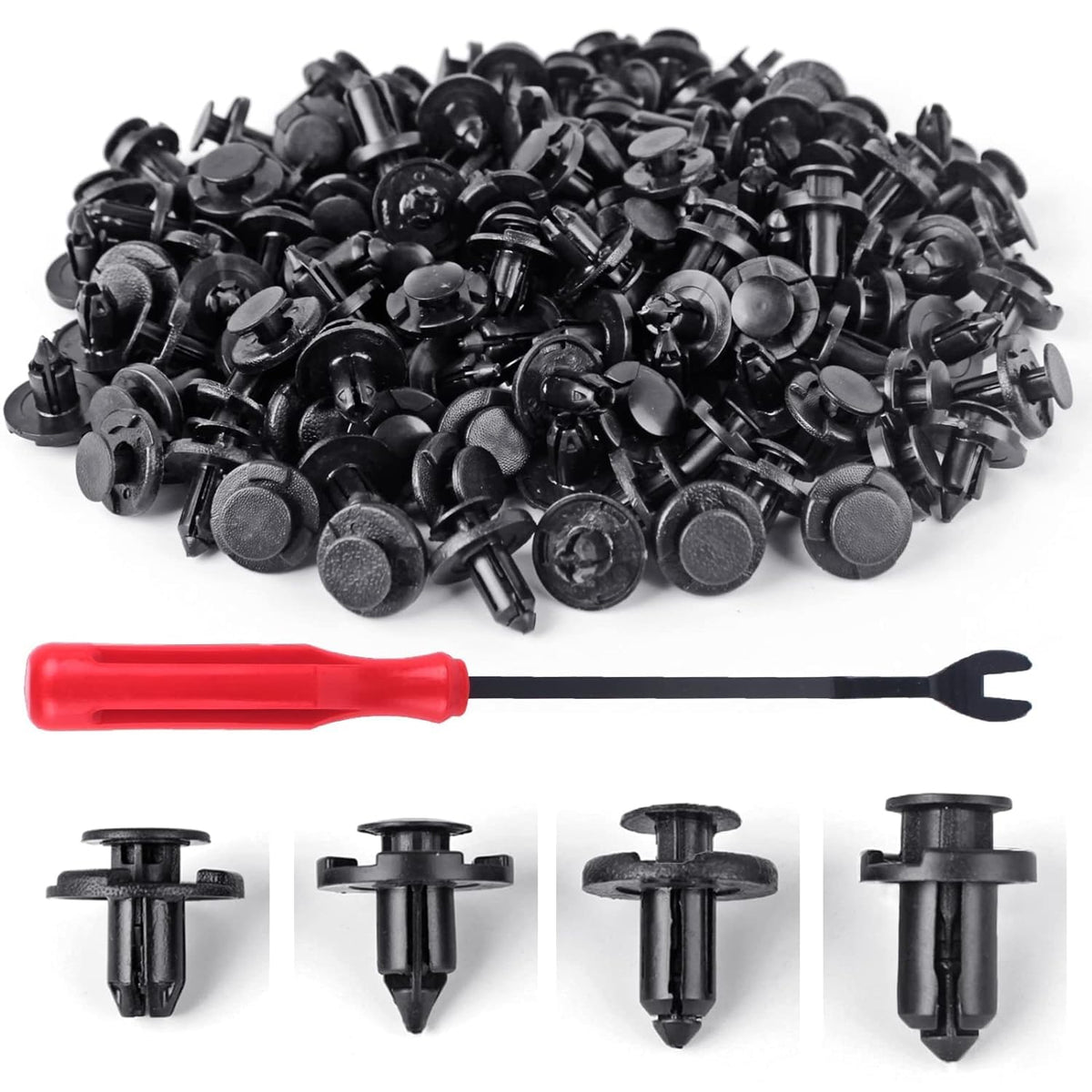 UNIGT push-type retainer clips secure fender liners on Nissan front bumpers reliably